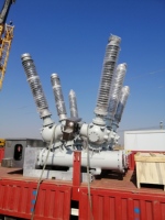 Centre de données et de distribution d'électricité : Conception et réalisation EPC de sous-poste à bobine à disque à trois enroulements, triphasé 220 kV, 50/60 Hz