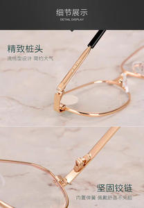 高齢者向けの古典的な老眼鏡 ガラスレンズ メタルフレーム アセテートフレーム メガネ - Product Image 5