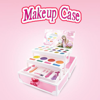 Lot de maquillage pour enfants en gros, lavable, avec étui, personnalisable, pour filles, jouets de beauté pour enfants, pour le marché américain