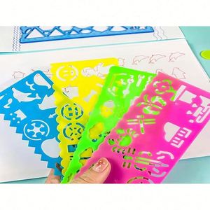 Juego de Reglas Geométricas Multifuncionales para Dibujo Creativo, Rompecabezas, Rizador de Cuerpo, Juguetes Educativos para Estudiantes, Aprendizaje de Arte 3+ 8.5 - Product Image 1