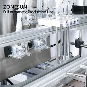 ZONESUN ZS-FAL180C4 Automático Desktop Bomba Peristáltica Colírio Líquido Pequena Linha de Enchimento de Garrafas de Nivelamento E Rotulagem Máquina - Product Image 3