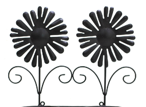 Offre Spéciale planteuses de tournesol en métal avec deux pots pour jardin - Product Image 2