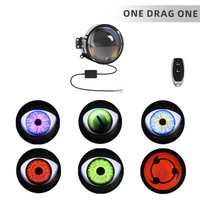 Feux antibrouillard LED dynamiques Devil Eye de 3 pouces avec clignotants, phares Devil Eyes pour voiture, accessoires de voiture 12V