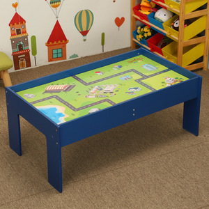 Nhỏ <span class=keywords><strong>Train</strong></span> <span class=keywords><strong>Thomas</strong></span> bảng trò chơi đồ chơi bằng gỗ và câu đố khối xây dựng bảng cho trẻ em từ 5 đến 7 tuổi - Product Image 6