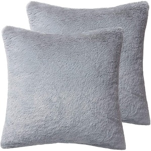OEKO-TEX Mignon Canapé En Plein Air Salon Décor À La Maison Oreiller Multi couleur Faux De Fourrure De Lapin <span class=keywords><strong>Coussin</strong></span> - Product Image 1
