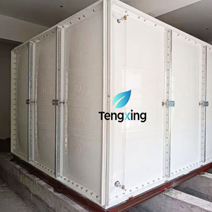 Tanque de Agua Modular de Fibra de Vidrio Moldeada, Compuesto de FRP, Pre-fabricado - Product Image 1