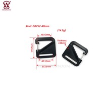 Boucles en plastique personnalisables avec logo, attaches plates coulissantes pour sangles, colliers, ceintures, harnais, sacs à dos, clips de fixation, accessoires