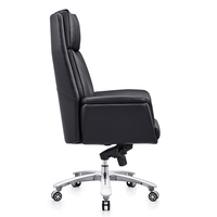 Meilleure vente, chaise de bureau pivotante en cuir, réglable, pour la maison et le bureau, chaise de patron en cuir PU A100