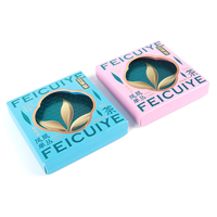 Petite boîte en carton à fenêtre découpée avec logo personnalisé emballage en papier kraft ordinaire avec gaufrage et stratification mate