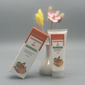 Zerdeçal doğal C vitamini yüz yıkama derin temizlik yüz temizleyici nemlendirici eksfoliyator gözenek temizleyici yağ kontrolü - Product Image 5