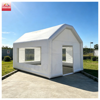 Garage gonflable extérieur pliable et portable de taille personnalisable pour parking, lavage de voiture et pulvérisation automobile