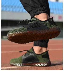 Chaussures classiques à bout en acier pour femmes et hommes, chaussures Safeti résistantes aux impacts et aux perforations, prix bon marché, qualité ISO - Product Image 5