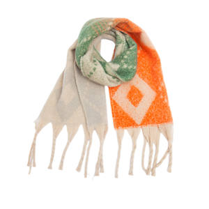 Écharpe colorée losanges <span class=keywords><strong>en</strong></span> <span class=keywords><strong>mohair</strong></span> épais pour l'hiver, grande <span class=keywords><strong>cape</strong></span> jacquard à motif losanges, écharpes <span class=keywords><strong>en</strong></span> cachemire <span class=keywords><strong>en</strong></span> gros - Product Image 6