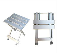 Table de camping pliable en aluminium pour l'extérieur, cadre portable, pliable, meubles de jardin, pique-nique avec 4 chaises