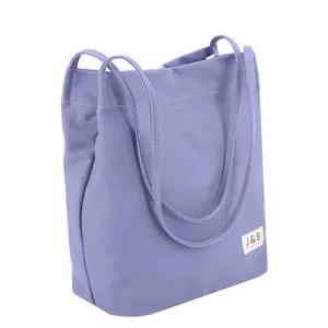 Özel doğal pamuk kanvas alışveriş çantası Logo ile sıcak satış eko tuval Tote alışveriş çantası butik