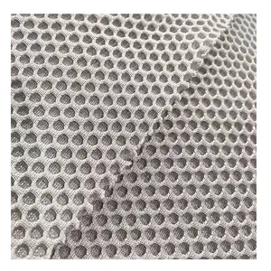 Pemasok Tiongkok daur ulang kain jala sarang lebah udara Spacer 3D furnitur luar ruangan abu-abu