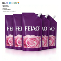 Feiao Prix usine Sachet Doypack à bec verseur en plastique et feuille d'aluminium pour gel douche