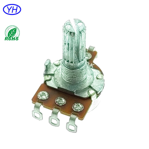 16Mm <span class=keywords><strong>10K</strong></span> 20K 50K 100K Ohm Carbon Phim Quay <span class=keywords><strong>Potentiometer</strong></span> Với Trung Tâm <span class=keywords><strong>Tap</strong></span> - Product Image 5