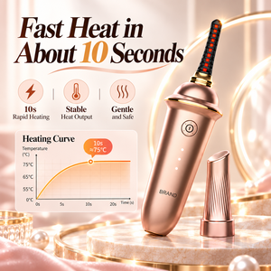 Recourbe-cils électrique chauffant, 3 niveaux de contrôle de la température, rechargeable, mini-styler pour cils, pour usage domestique - Product Image 4