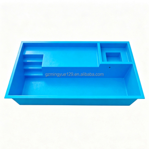 <span class=keywords><strong>Piscine</strong></span> rectangulaire préfabriquée en fibre <span class=keywords><strong>de</strong></span> <span class=keywords><strong>verre</strong></span> enterrée avec escaliers, <span class=keywords><strong>pour</strong></span> l'utilisation dans la cour <span class=keywords><strong>de</strong></span> la résidence - Product Image 4