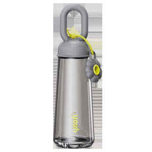 Bouteille d'eau portable créative en forme de pétale, réutilisable, en plastique incassable, de qualité alimentaire, pour adultes, avec paille, pour voiture et extérieur - Product Image 6