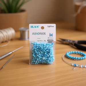 Perline Ilan Abalorios 2-4mm Azzurro Chiaro 25g - Product Image 3