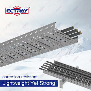 ECTRAY <span class=keywords><strong>Canalina</strong></span> Portacavi Industriale <span class=keywords><strong>per</strong></span> Esterni <span class=keywords><strong>per</strong></span> Costruzioni Resistente alla Corrosione con Superficie Liscia Eccellente Gestione dei <span class=keywords><strong>Cavi</strong></span> - Product Image 2