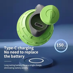 2025 nuovi giocattoli interattivi per gatti Smart automatica auto mobilità attiva rotolamento elettrico palla per gatti con Teaser di piume - Product Image 5