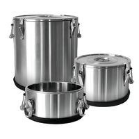 Daosheng Style Classique Isolation Restaurant Cuisine En Acier Inoxydable Isolation Thermique Barils Réchauffeur De Nourriture Conteneur Baril