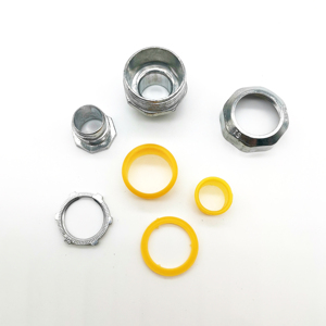 Connecteur étanche en zinc de type droit - Connecteur de conduit flexible 1-1/4 pouces - Product Image 5