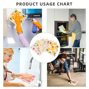 Paño de Cocina Ecológico Reutilizable de Celulosa, Diseño Personalizado, Técnica de Tejido Sueco, Personalizable, <span class=keywords><strong>Lenna</strong></span> Super - Product Image 6