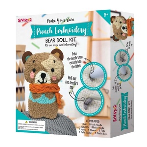 Nuevo DIY <span class=keywords><strong>Amigurumi</strong></span> Bear juguetes de peluche creativos tela punzón aguja Kit hecho a mano Crochet Mini oso muñeca Crochet Kit para <span class=keywords><strong>principiantes</strong></span> - Product Image 1