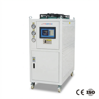 Refroidisseur d'eau industriel à commande automatique certifié CE 220V 380V 415V 440V 480V 5 tonnes, refroidi par air, compresseur haute efficacité