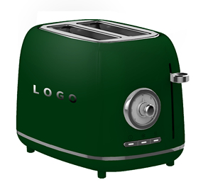 Retro Kitchen Highspeed Heating Element <b>Toaster</b> Green <b>Toaster</b> - Product Image 2