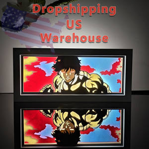 美仓剪纸LED灯箱手工漫画影灯雕刻夜灯台灯3天内发货 - Product Image 2