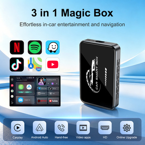 Adaptador Inalámbrico 3 en 1 para Auto con Carplay, Android Auto y Aibox de 4GB para Transmitir <span class=keywords><strong>Netflix</strong></span>, YouTube y Apple Car Play - Product Image 2