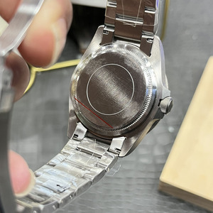 Adventure Men Dual Time <b>Watch</b> 42mm Titanium <b>Case</b> Rotating Bezel Green Band <b>Watch</b> - Product Image 6