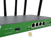 Router CPE 5G Desbloqueado, Wifi6 para Hogar y Oficina, Huastlink HC851, Antena Externa, Wifi 6 en Versión Global TTL, Módem, VLAN, Router 5G