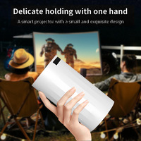 Mini projecteur HD portable M5 pour le cinéma à domicile et le bureau prend en charge les projecteurs mobiles pour téléphone portable Système Android Connexion sans fil