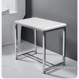 Taburete de baño Tomato 410x300x425mm de acero inoxidable impermeable para baño, cocina, balcón, ducha - Product Image 5