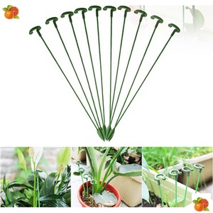 ترقية ساق نبات واحد قضيب دعم زهرة حلقة قفص حصص حديقة لدعم النبات أواني الزهور دائم المزارعون - Product Image 4