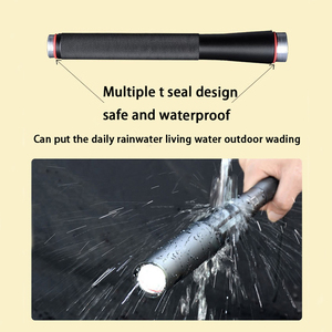 Đèn pin siêu sáng, siêu mạnh, dùng để tự vệ, kiểu bóng chày, sạc USB, thân hợp kim nhôm, đèn LED chiến thuật - Product Image 4