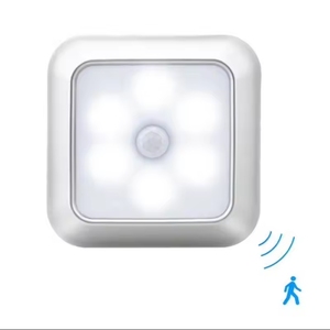 Mini không dây dẫn ánh sáng ban đêm pin Powered với cảm biến chuyển động cho phòng ngủ tường tủ nhà vệ sinh hoặc tủ quần áo chiếu sáng nhà - Product Image 2