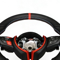 Volant durable avec garniture rouge LCI pour BMW X6 E71 E87 M3 F15 F10 F33 F34 F80 F87 330i 328i