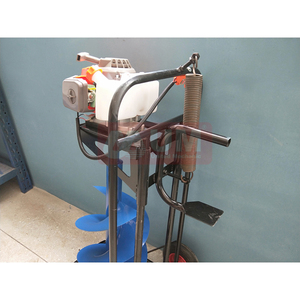 Benzine Hand Push 2 Wielen Grondgraafmachine 300Mm Grondboor 62cc Grondboor - Product Image 4