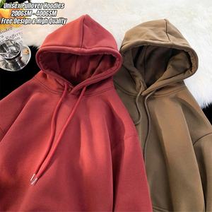 <span class=keywords><strong>Sudadera</strong></span> con Capucha Personalizada, Bordado 3D, Impresión Personalizada, Forro Polar Térmico de Invierno, Algodón, <span class=keywords><strong>Sudadera</strong></span> Extra Grande para Hombre - Product Image 2