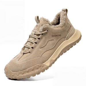 Zapatos de Seguridad Deportivos para Hombre, con Cordones, Impermeables, Parte Superior de Cuero Genuino, Anti-Compresión, Anti-Pinchazos, Transpirables, Resistentes a la Abrasión - Product Image 1