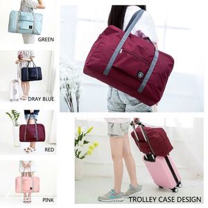 Nouveaux sacs de voyage pliables en nylon unisexes, sacs de grande capacité, sacs à main imperméables pour femmes, sacs de voyage pour hommes, livraison gratuite - Product Image 3