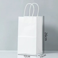 Sacs en carton biodégradables personnalisés avec logo, résistants à la graisse, poignées en patch, emballage de haute qualité, impression numérique, champagne