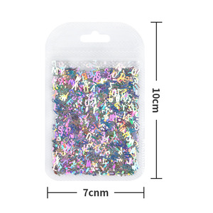 Lentejuelas para Decoración de Uñas al por Mayor, 2g/bolsa, 26 Letras, Lentejuelas Mixtas de Colores para Decoración de Uñas, Pegatinas para Salón de Belleza - Product Image 6